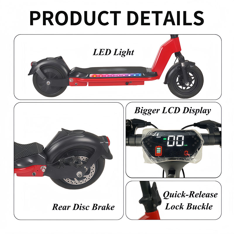 Scooter elétrica adulta de 500 W com absorção de choque (48 V 500 W) SG11