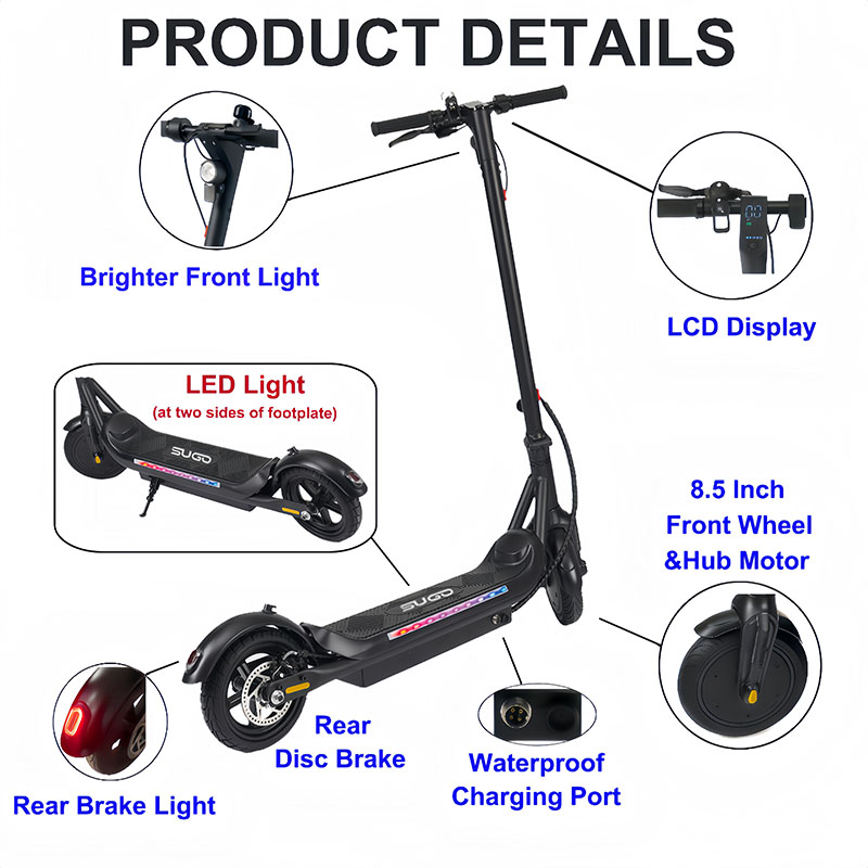 Scooter elétrica dobrável para adultos (36V 350W) SGX6